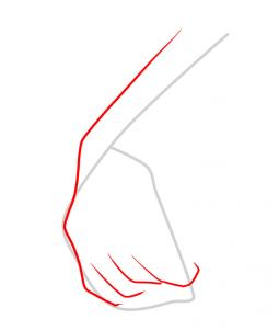 Jak narysować trzymające ręce 6