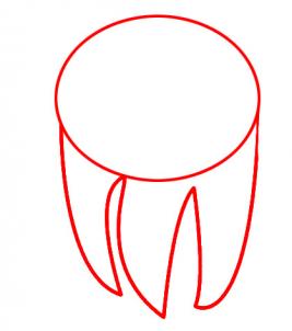 Jak narysować zęba 1