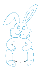 Jak narysować króliczka wielkanocnego 11