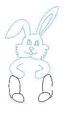 Jak narysować króliczka wielkanocnego 9