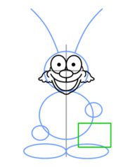 Jak narysować króliczka z koszykiem 5