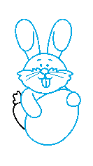 Jak narysować króliczka z pisanką  5