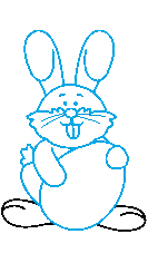 Jak narysować króliczka z pisanką  6