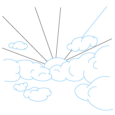 jak narysować chmury 10