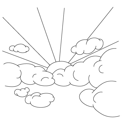 jak narysować chmury 11