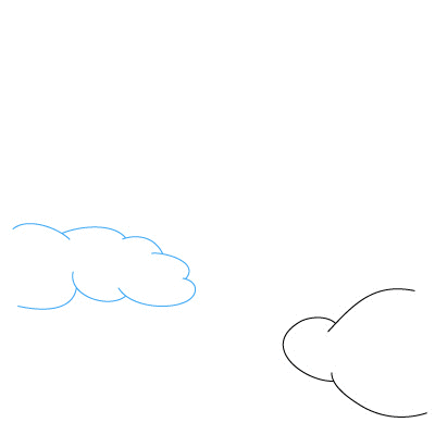 jak narysować chmury 2